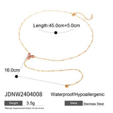 DIAMOND TASSEL PENDANT Y SHAPED LUXURY NECKLACE_CWAJE1888