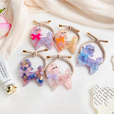 NEW PUPPY HIGH ELASTIC PONYTAIL HAIR TIE_CWAHA1094