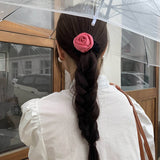 SATIN THREE DIMENSIONAL GENTLE ROSE HAIRBAND_CWAHA4684