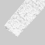 SOLID COLOR LACE LONG SLEEVE HOT GIRL SLIM BODYSUIT_CWMM4627