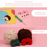 HANDMADE DIY HEDGEHOG CROCHET MATERIAL KIT_CWMM0815