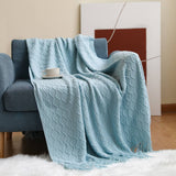 SOFT COZY KNIT BLANKET WITH TASSEL_CWMM0197