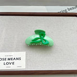 COLORFUL BOW ACETATE CLAW CLIP Y2K HAIR ACCESSORY_CWAHA5817