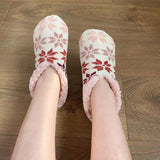 Winter Snowflake Soft-Soled Socks Slippers_Cwms1214