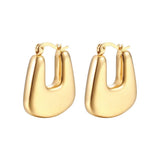 Women Luxury Hypoallergenic Thick Ring Earrings