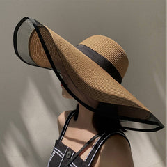 OVERSIZED BRIM MESH FISHERMANS HAT SUNSHADE HAT_CWAH1165
