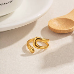 CLASSIC HOLLOW IRREGULAR HIGH END RING_CWAJE1375