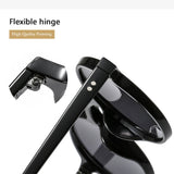 ROUND FRAME TINTED LENS FASHION GLASSES UNISEX_CWASG0286