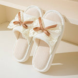 2024 NEW LACE BOW LINEN SLIPPERS_CWSHS0845