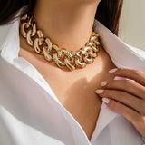 Punk Trend Cool Hip-Hop Thick Chain Necklace_Cwaje1167