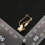 NEW SILVER NEEDLE BUTTERFLY TEMPERAMENT EARRINGS_CWAJE3798