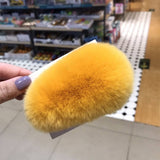 FURRY MINK HAIR CLIP CUTE FLUFFY BB BARRETTE_CWAHA3308