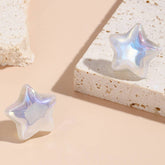 FAUX PEARL DESIGN STUD EARRINGS_CWAJE0449