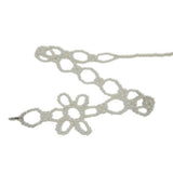 SIMPLECASUALFLOWERBUCKLE ELASTICWAIST CHAIN_CWABE0505