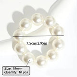 PEARL HAIR TIE BRACELET FOR WOMEN CHIC SWEET_CWAHA0128