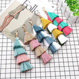 MIXED COLOR TASSEL PENDANT KEYCHAIN_CWMM1565