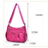 SIMPLE WATERPROOF NYLON CROSSBODY SHOULDER BAG_CWASC1733