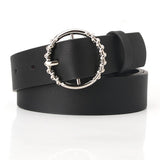 CLASSIC SIMPLE BELT WITH ALLOY ROUND BUCKLE_CWABE0402