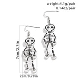 NEW DARK SWEET COOL WITCH GHOST EARRINGS_CWAJE1477