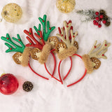 Cwaha07531_Christmas Reindeer Antler Plush Headband