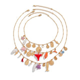 BOHEMIAN HEAVY CHAIN VINTAGE STACKING NECKLACE_CWMM3178