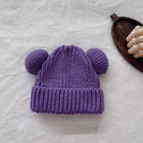 CUTE EARS CHILDRENS FASHIONABLE WARM KNITTED HAT_CWAH2932