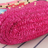 HAND EMBROIDERED STARFISH STRAW BAG_CWAB2017