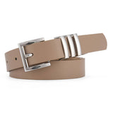 MATTE KOREAN STYLE METAL SQUARE BUCKLE BELT_CWASC0580