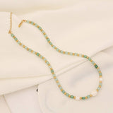 FASHION AND LUXURY PEARL NATURAL STONE NECKLACE_CWAJE0647