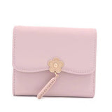 Minimalist Floral Pendant Trifold Wallet_Cwab06238