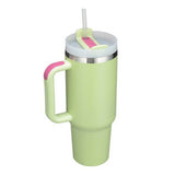 40OZ INSULATED TUMBLER WITH HANDLE STRAW CAR CUP_CWMM7900