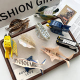 OCEAN CLAW CLIP SHELL SHARK TURTLE PENGUIN_CWAHA5706