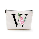 SIMPLE DOUBLE SIDED PRINTED ZIPPER COSMETIC BAG_CWAB2251