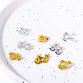 Womens Cowboy Boots Hat Horseshoe Stud Earrings_Cwaje5075