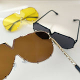METAL FRAME ONE PIECE LENSES SUNGLASSES_CWASG0370
