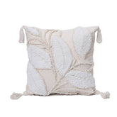 EMBROIDERED DAISY PILLOW COVER REMOVABLE RUSTICCHIC_CWMM7672