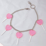 COLORED LOLLIPOP PENDANT PANTS CHAIN_CWMM0683