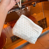 Pearl Handle Cosmetic Bag Sweet Wallet Hand Pouch_Cuab00675