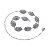 SUMMER FASHIONABLE OVAL BUCKLE WAIST CHAIN_CWABE0487