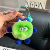 CUTE SMALL COAL BALL BAG PENDANT CAR KEYCHAIN_CWMM2516