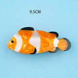 OCEAN BEACH FISH SEASHELL ACRYLIC HAIR CLAW CLIPS _CWAHA0552