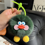 CARTOON DOLL PLUSH DUCK CAR KEYCHAIN PENDANT_CWMM2496