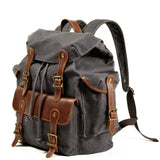 RETRO MILITARY CANVAS BACKPACK FOR MEN_CWAB5522