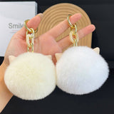 CUTE PLUSH KITTEN CAR KEYCHAIN PENDANT GIFT_CWMM2497