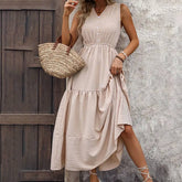 Solid Color Temperament Slim Dress_Cwdmd1235