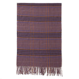PLAID TASSEL SCARF SOFT WARM FAUX CASHMERE WRAP_CWASC0997