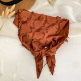 Retro Washed Triangle Scarf Waist Wrap_Cwasc02969