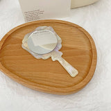 HANDHELD ROSE MIRROR PORTABLE MAKEUP ACCESSORY_CWMM6368