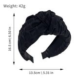 SOLID COLOR CROSS KNOT WIDE BRIM HEADBAND_CWAHA2083