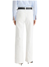 Stretch Solid Color Straight Cut Denim Pants